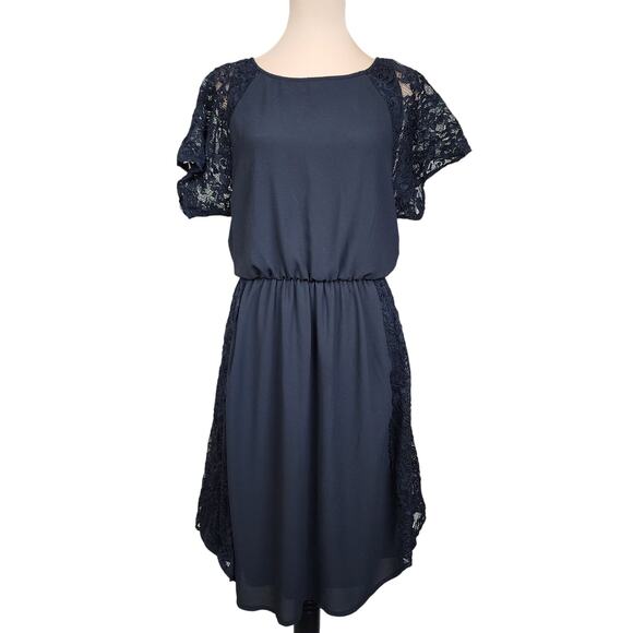 I.N. Studio Size 8 Black Midi Dress - Picture 1 of 5